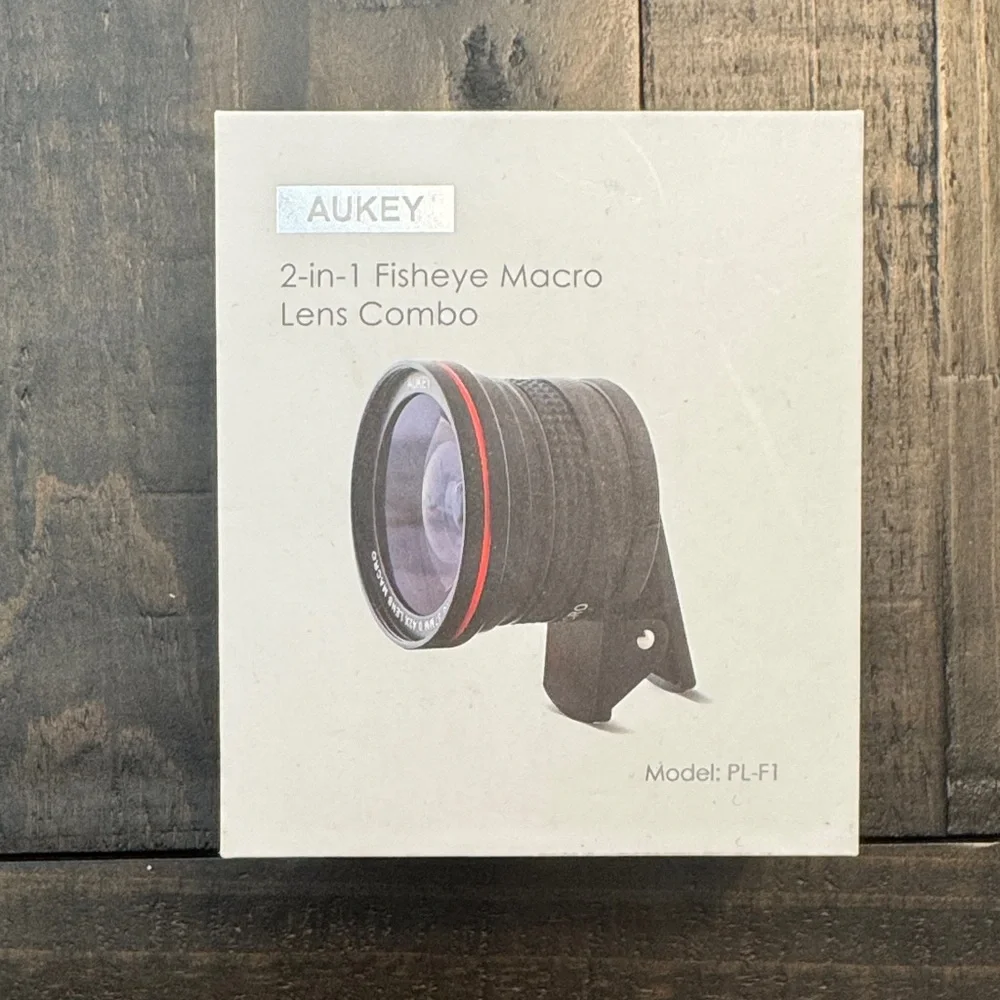 2-in-1 Fisheye Macro Lens Combo - Black